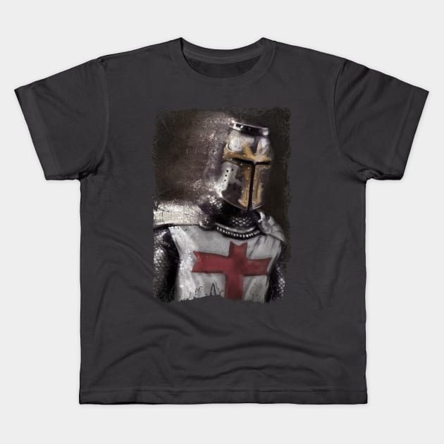 Knight Templar Kids T-Shirt by 3vaN